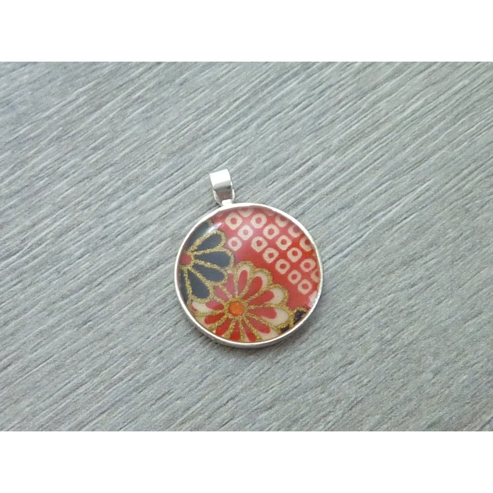 Sterling Silver Origami Pendant